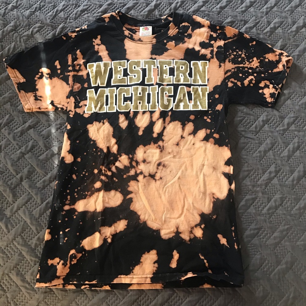 WMU Bleach Dye T-Shirt